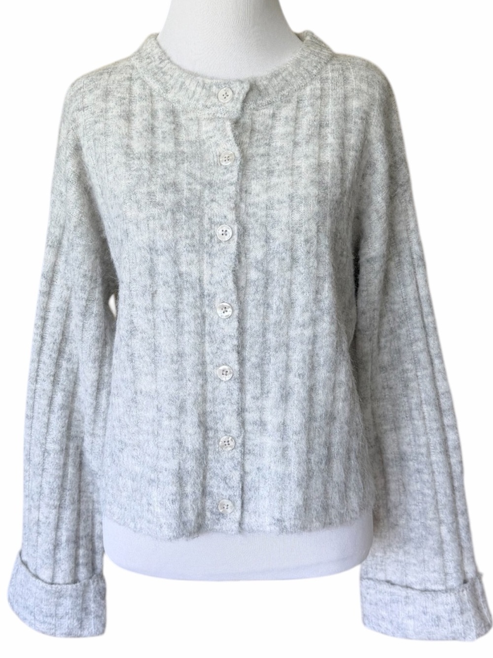 WILD FABLE Gray Cardigan Sweater